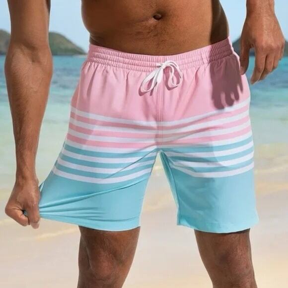 Men’s Chubbies Swim Trunks Striped Lined 5.5” Inseam Size XXL - Picture 1 of 7